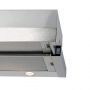 Cata Hood TF 2003 Duralum 600 Telescopic, Energy efficiency class C, Width 60 cm, 390 m³ / h, Mechanical control, LED, Stainless steel