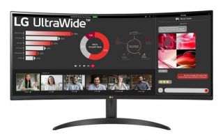LG&nbsp;34WR50QK-B.AEU Curved UltraWide Monitor 34'' / 21:9, 3440x1440, HDMI, DisplayPort USB