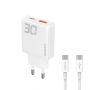 - Dudao z kablem USB-C White