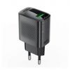 Bezvadu ierīces un gadžeti - Acefast Acefast A90 Charger GaN USB-A QC 18W Black 