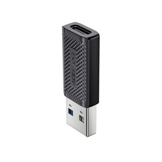 -&nbsp;Acefast Acefast J2 USB-C 3.0  Female  to USB-A 3.0  Male  5Gb / s Adapter Black