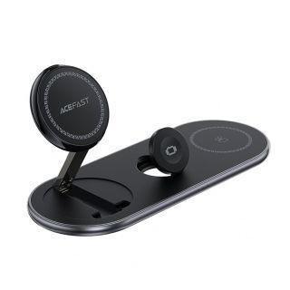 - Acefast Acefast E19 Qi2 3in1 inductive charger for smartphone  /  headphones  /  smartwatch black melns