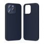 - Vention Vention KUFL0-30 Silicone Case for iPhone 15 Pro  blue
