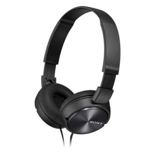 Sony Foldable Headphones MDR-ZX310 Wired, On-Ear, Black melns