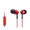 Aksesuāri Mob. & Vied. telefoniem Sony In-ear Headphones EX series, Red MDR-EX110AP In-ear, Red sarkans 