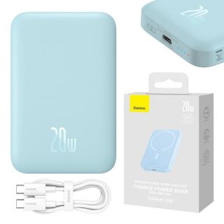 Baseus Baseus Powerbank Baseus Magnetic Mini 6000mAh, USB-C 20W MagSafe  blue
