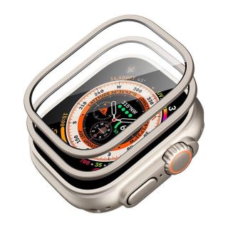 -&nbsp;ESR Protection set for Apple Watch Ultra ESR 49mm  case+glass   titanium