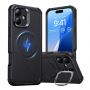- ESR Cyber Tough  HaloLock  ESR case with stand for iPhone 16 Plus  black