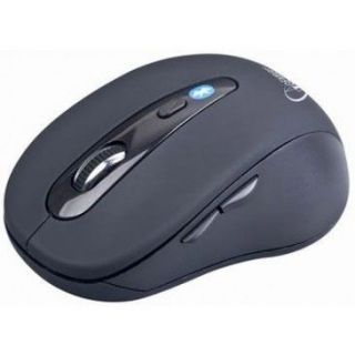 GEMBIRD MUSWB2 Optical Bluetooth mouse, Wireless connection, 6 button, Black, Grey pelēks