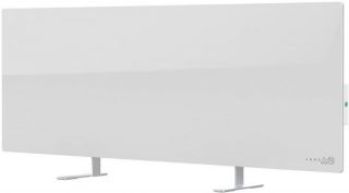 - AENO Premium Eco Smart Heater, 700W, Tempered glass, Infrared+convection heating type, Plug type: Europe  E / F type  White