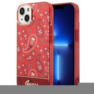 GUESS&nbsp;GUHCP14SHGBNHR iPhone 14 6.1" red / red hardcase Bandana Paisley