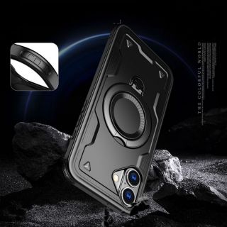 -&nbsp;Hurtel Hybrid Armor Trendy Case with MagSafe for iPhone 16 Plus Black