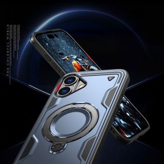 -&nbsp;Hurtel Hybrid Armor Trendy Case with MagSafe for iPhone 16 Plus Blue