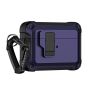 - Hurtel Airpods 4 Pro Armor Case with Carabiner Purple