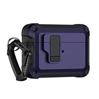 -&nbsp;Hurtel Airpods 4 Pro Armor Case with Carabiner Purple