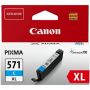 Canon CLI-571XLC ink cartridge, cyan