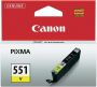Canon CLI-551Y ink cartridge, yellow