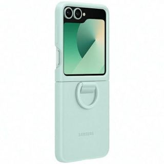 Samsung EF-PF741TMEGWW Z Flip6 F741 miętowy / mint Silicone Case with Ring