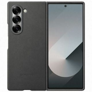 Samsung EF-VF956PJEGWW Z Fold6 F956 szary / gray Eco-leather Case pelēks