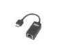 Lenovo 0.08 m, Black, Ethernet Extension Adapter Gen 2