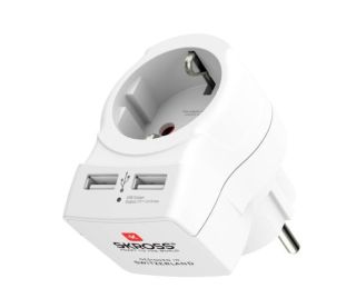 -&nbsp;Skross In-line socket + USB White