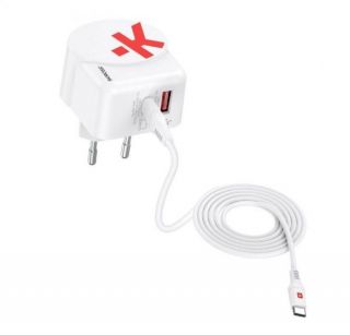 - Skross Euro USB Charger AC65PD + USB-C cable USB charger 65 W Indoors, Mains socket Max. output current 4.05 A USB 3.2 White balts