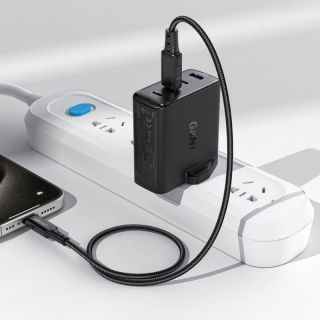 - Acefast Acefast A97 PD100W GaN Wall Charger  3 x USB-C + USB-A  with UK Plug Black