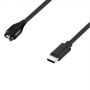 Hurtel Magnetic Charger for Smartwatches with USB-C Black