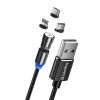 Portatīvie datori&nbsp;-&nbsp;ColorWay Cable 3in1  Lightning+MicroUSB+Type-C  Magnetic Rotation 540°…&nbsp;
