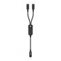 - Acefast Acefast C5 USB-C USB-C  /  USB-C 2in1 100W 480Mb / s cable black