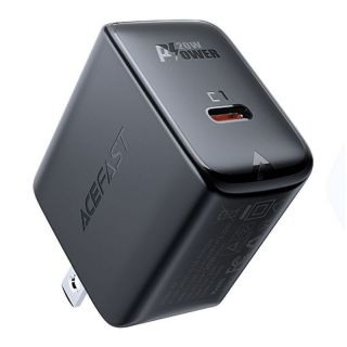 - Acefast Acefast A3 PD20W Wall Charger with USB-C with US Plug Black