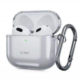 - Tech-Protect Apple AIRPODS 4 ASH FLEXAIR Case Grey pelēks