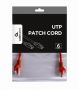 GEMBIRD PATCH CABLE CAT6 UTP 0.25M / RED PP6U-0.25M / R