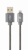 GEMBIRD CABLE LIGHTNING TO USB2 2M / CC-USB2S-AMLM-2M-BG