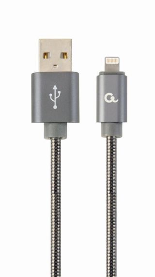 GEMBIRD&nbsp;CABLE LIGHTNING TO USB2 2M / CC-USB2S-AMLM-2M-BG