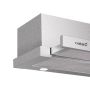 Cata Hood | EXTENDER 600 | Telescopic | Energy efficiency class C | Width 60 cm | 390 m³ / h | Mechanical | ECOLED | Stainless Steel