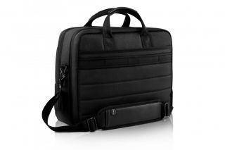 DELL Dell 
 
 Premier 460-BCQL Fits up to size 15 '', Black with metal logo, Shoulder strap, Messenger - Briefcase melns