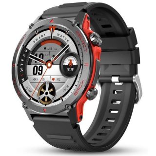 -&nbsp;iWear Z136 Zinc Sport BT Call Smart Watch 1.43'' Amoled Display Heart Rate and Oxygen Monitor Black