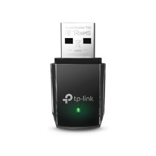 TP-LINK&nbsp;MU-MIMO USB 3.0 Adapter Archer T3U 2.4GHz / 5GHz, 802.11ac, Internal antenna