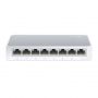 TP-LINK Switch TL-SF1008D Unmanaged, Desktop, 10 / 100 Mbps  RJ-45  ports quantity 8, Power supply type External