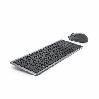 DELL Keyboard and Mouse KM7120W Keyboard and Mouse Set, Wireless, Batteries included, US, Titan Gray titāns pelēks