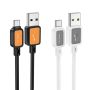 Cable USB A to Micro USB 2,4A 1 m X108 white