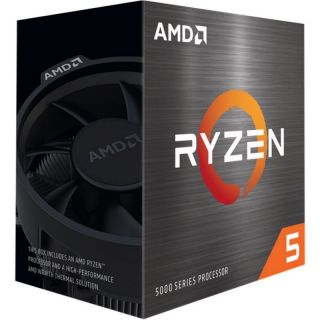 AMD Ryzen 5 5600X, 3.7 GHz, AM4, Processor threads 12, Packing Retail, Processor cores 6, Yes, Component for PC