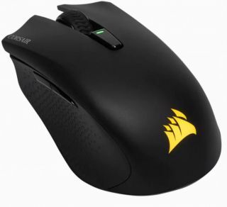 Corsair Gaming Mouse HARPOON RGB WIRELESS 10000 DPI, Wireless connection, Rechargeable, Black melns