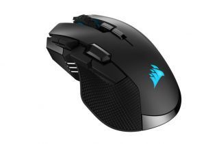 Corsair IRONCLAW RGB WIRELESS Wireless  /  Wired, 18000 DPI, Wireless connection, Rechargeable, Black melns