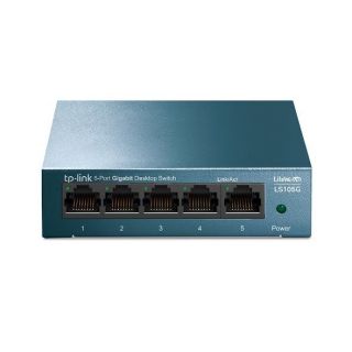 TP-LINK&nbsp;Desktop Network Switch LS105G 10 / 100 / 1000 Mbps  RJ-45 , Unmanaged, Desktop, Ethernet LAN  RJ-45  ports 5