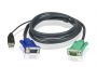 - Aten 2L-5202U 1.8M USB KVM Cable with 3 in 1 SPHD