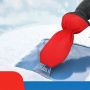 OEM Car snow scraper with glove red
