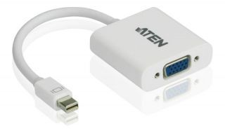 - Aten 
 
 Mini DisplayPort to VGA Adapter VC920