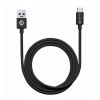Bezvadu ierīces un gadžeti&nbsp;Forcell&nbsp;Cable USB A to USB C F-Energy 2,1A Tube 1 m C319 czarny&nbsp;